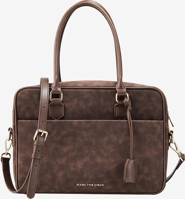 Victoria Hyde Handbag in Brown: front