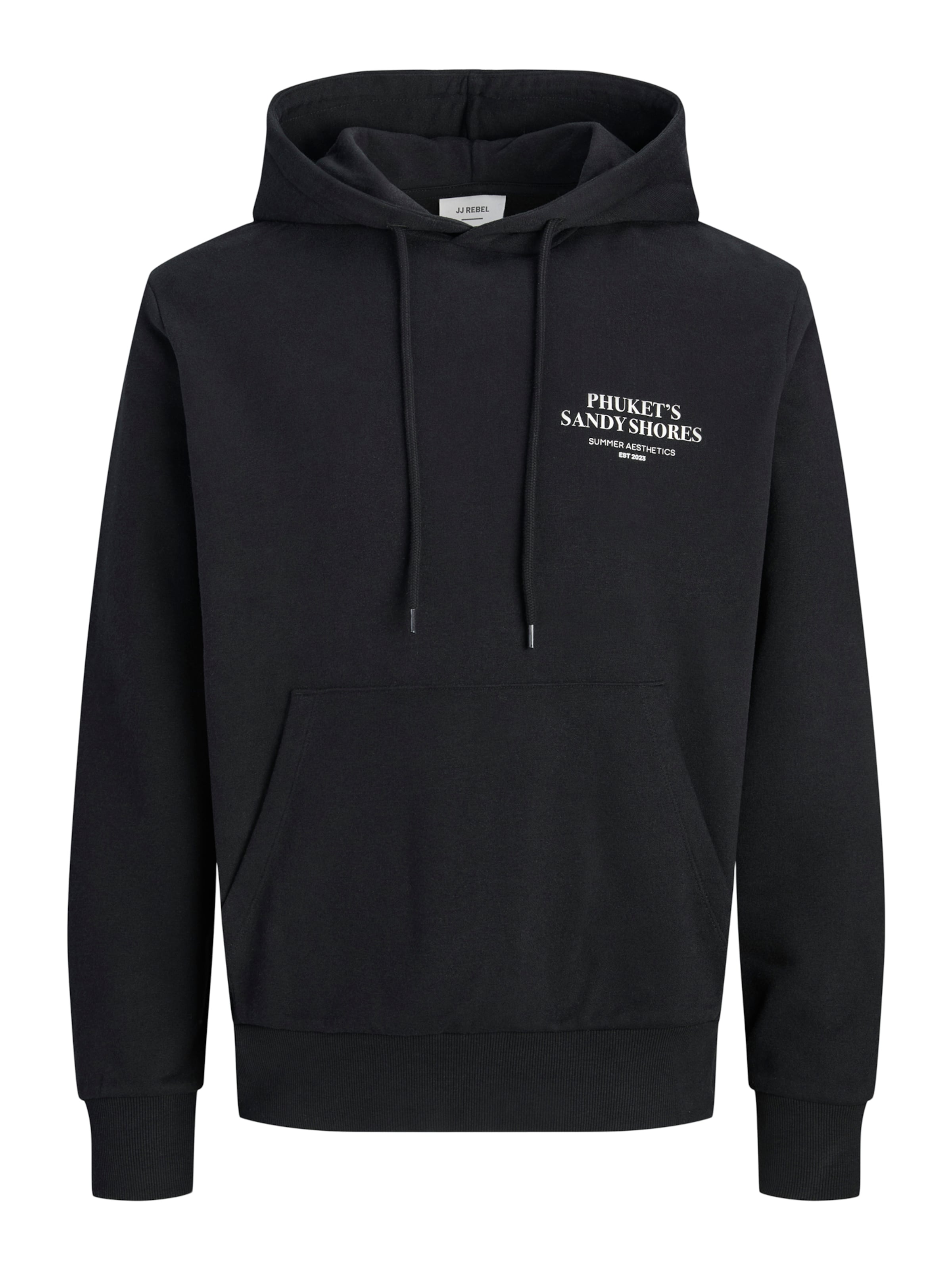 JJ Rebel Tréning póló 'JREBCHRISTIAN' - fekete: elől