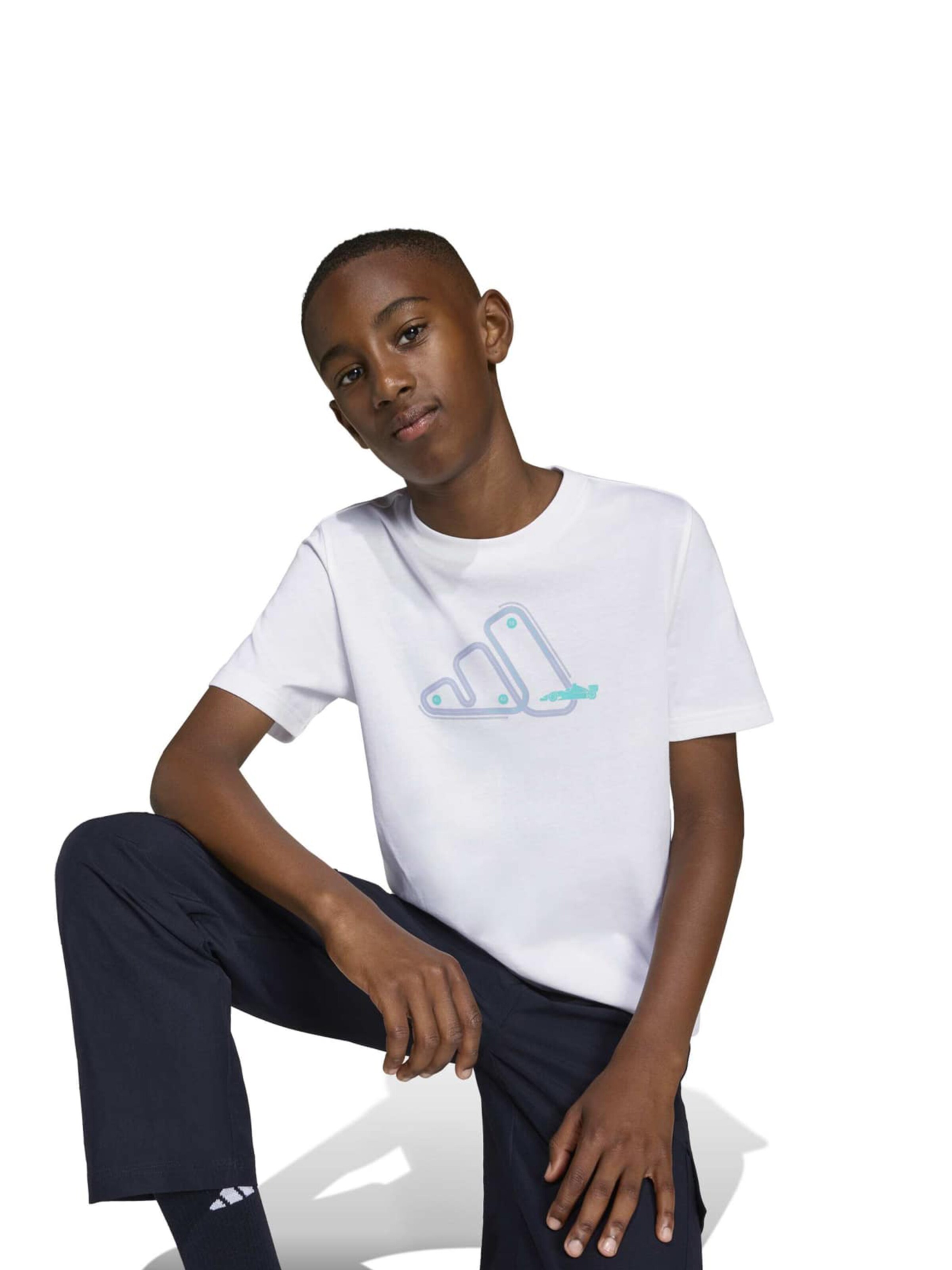 ADIDAS SPORTSWEAR - Camisa funcionais 'MOTO 1' em branco