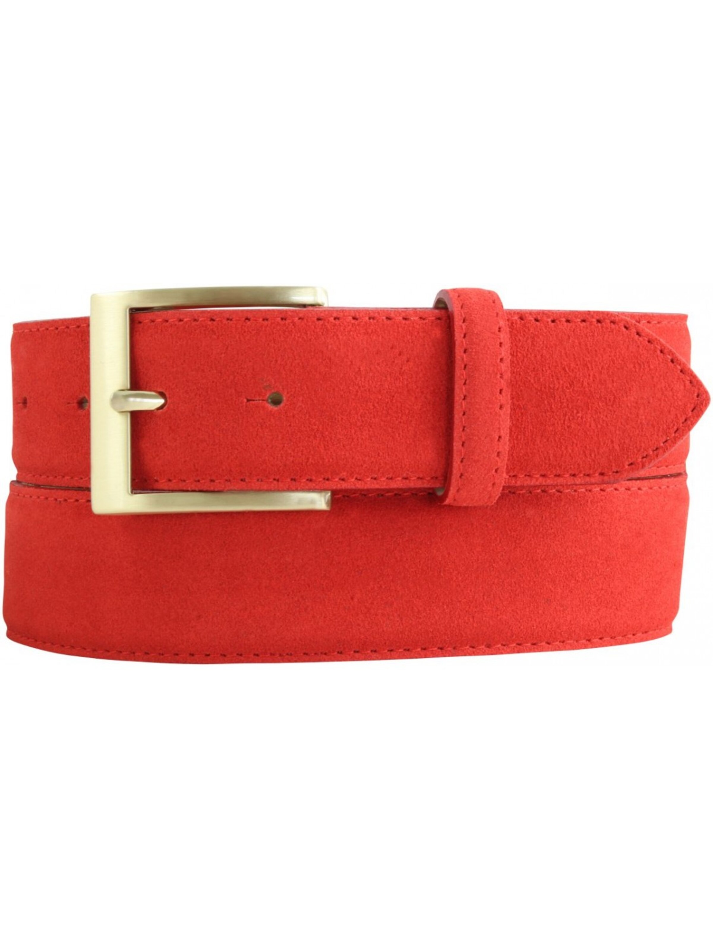 BELTINGER Gürtel 'Davidei'‌‌‌‌‌‌ in Rot: Vorderseite