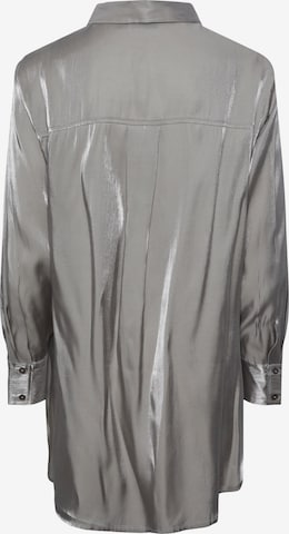 PIECES Blouse 'SOLA' in Silver