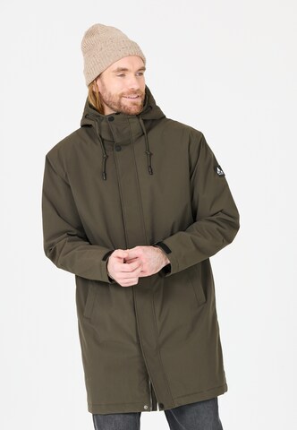Whistler Parka 'Volcan' in Grün: Vorderseite