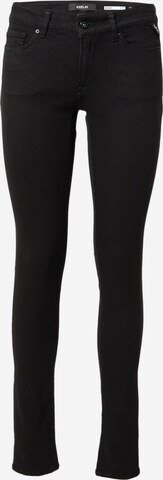 REPLAY Slim fit Jeans 'NEW LUZ' in Black: front