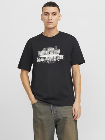 JACK & JONES Shirt in Black: front