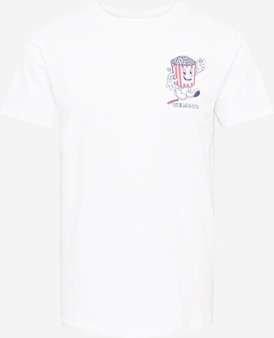 Wemoto Shirt 'POPPY' in de kleur Nachtblauw / Azuur / Rood / Wit, Productweergave
