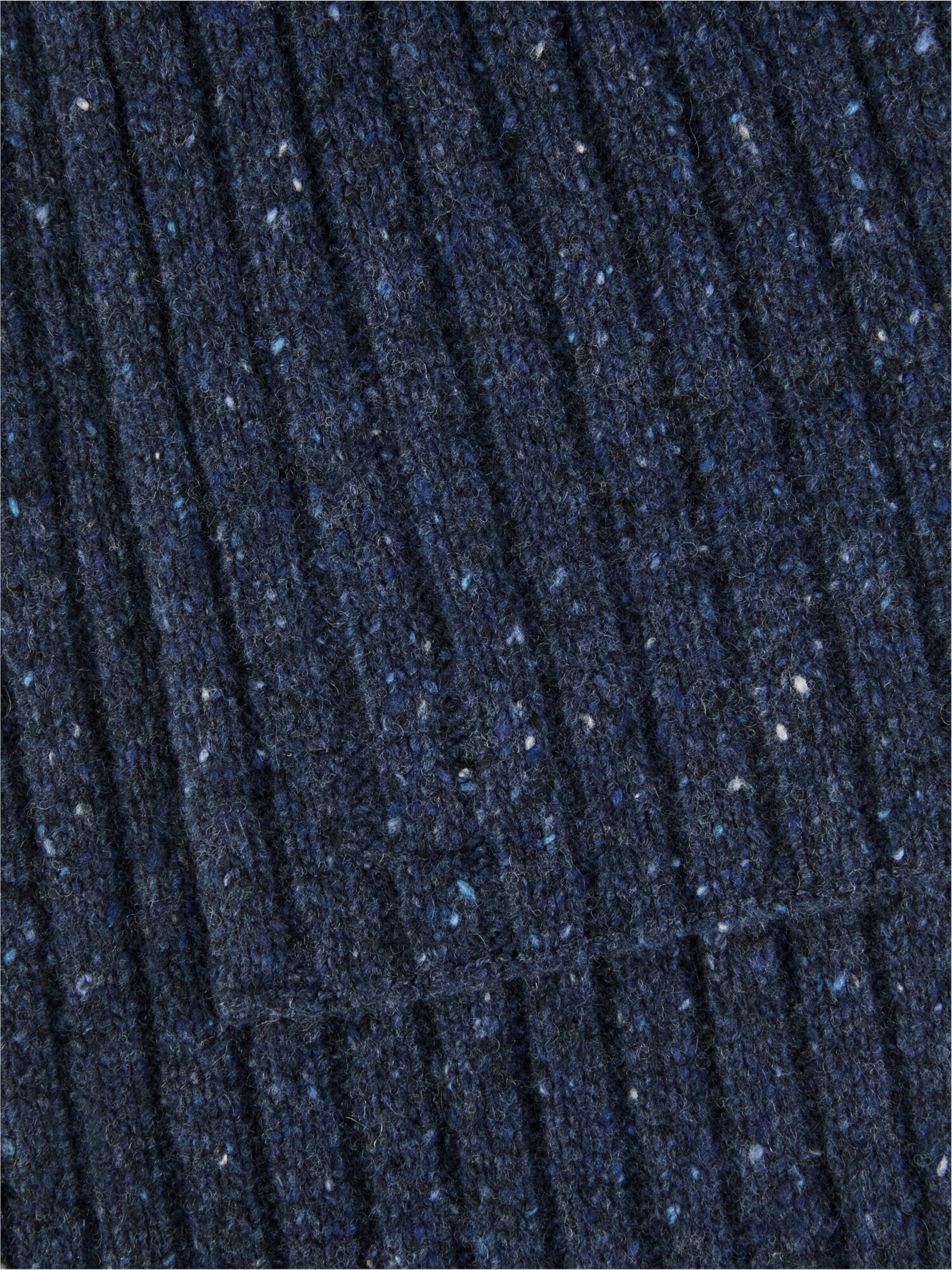 CAMEL ACTIVE Dicker Strickschal aus einem Wollmix in Blau