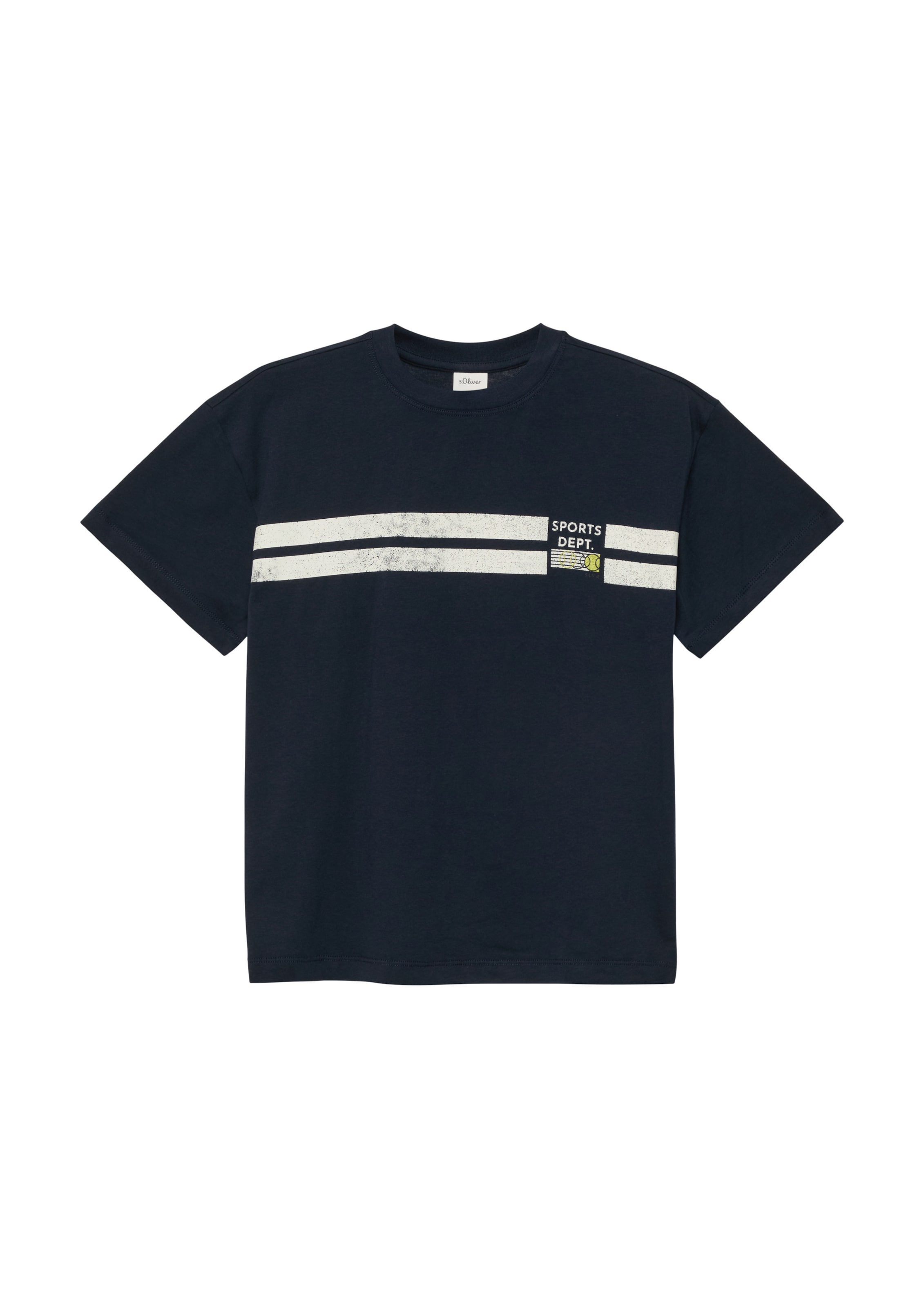 zils s.Oliver T-Krekls: no priekšpuses