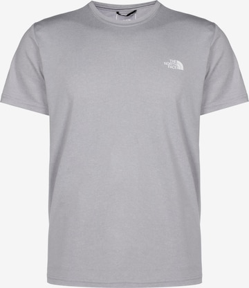 T-Shirt fonctionnel 'Reaxion' THE NORTH FACE en gris : devant