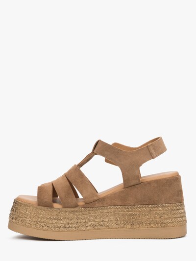 Estro Sandaler '165-10094-1' i 36 i beige, Produktvisning