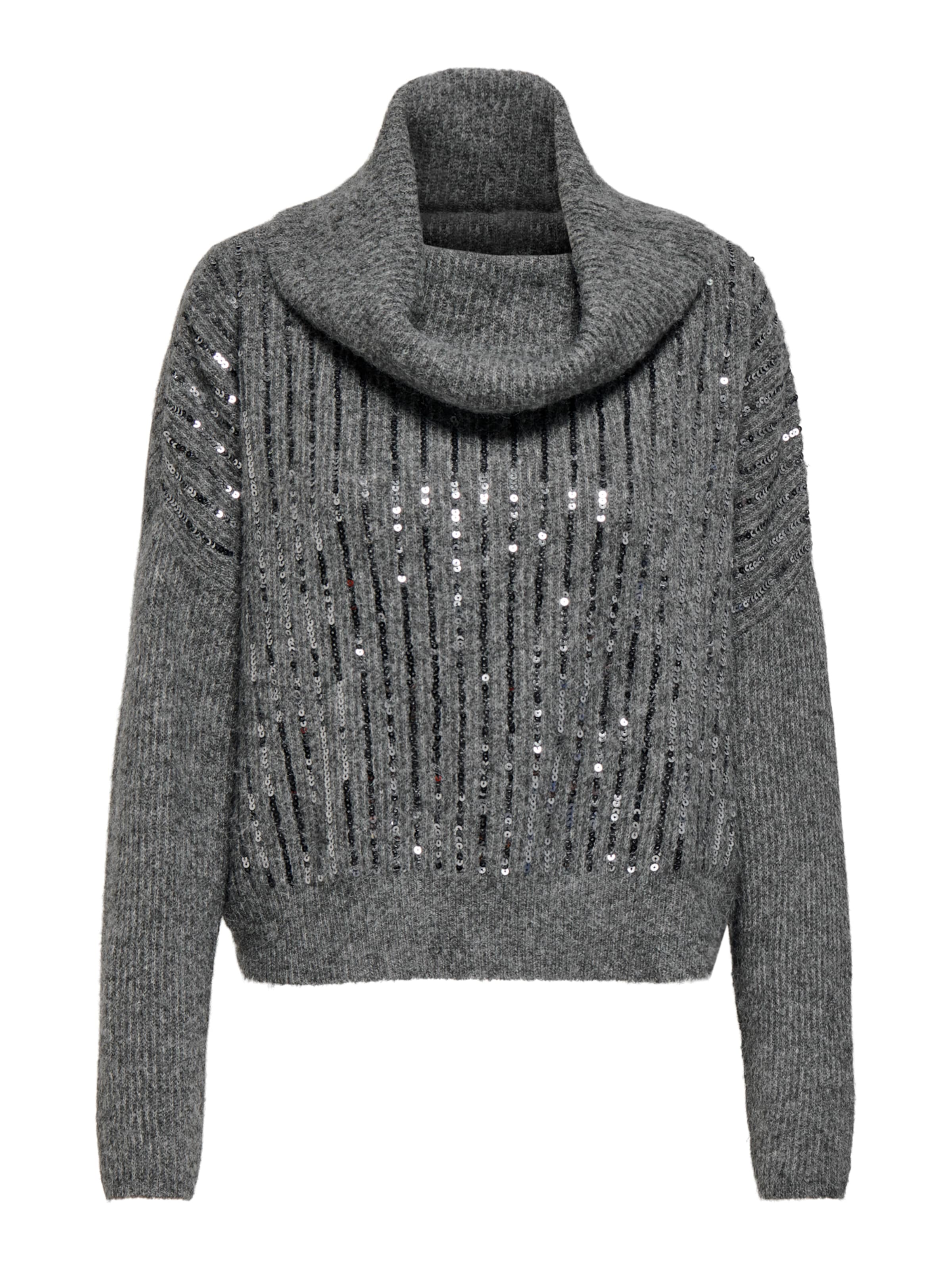 ONLY Пуловер 'ONLMiu' в сиво: отпред