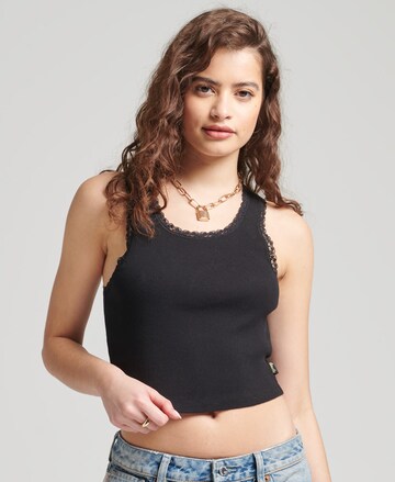 Top di Superdry in nero: frontale