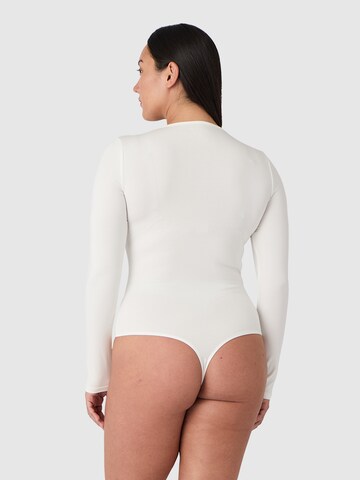 Les Lunes Shirtbody 'Alena' i hvid