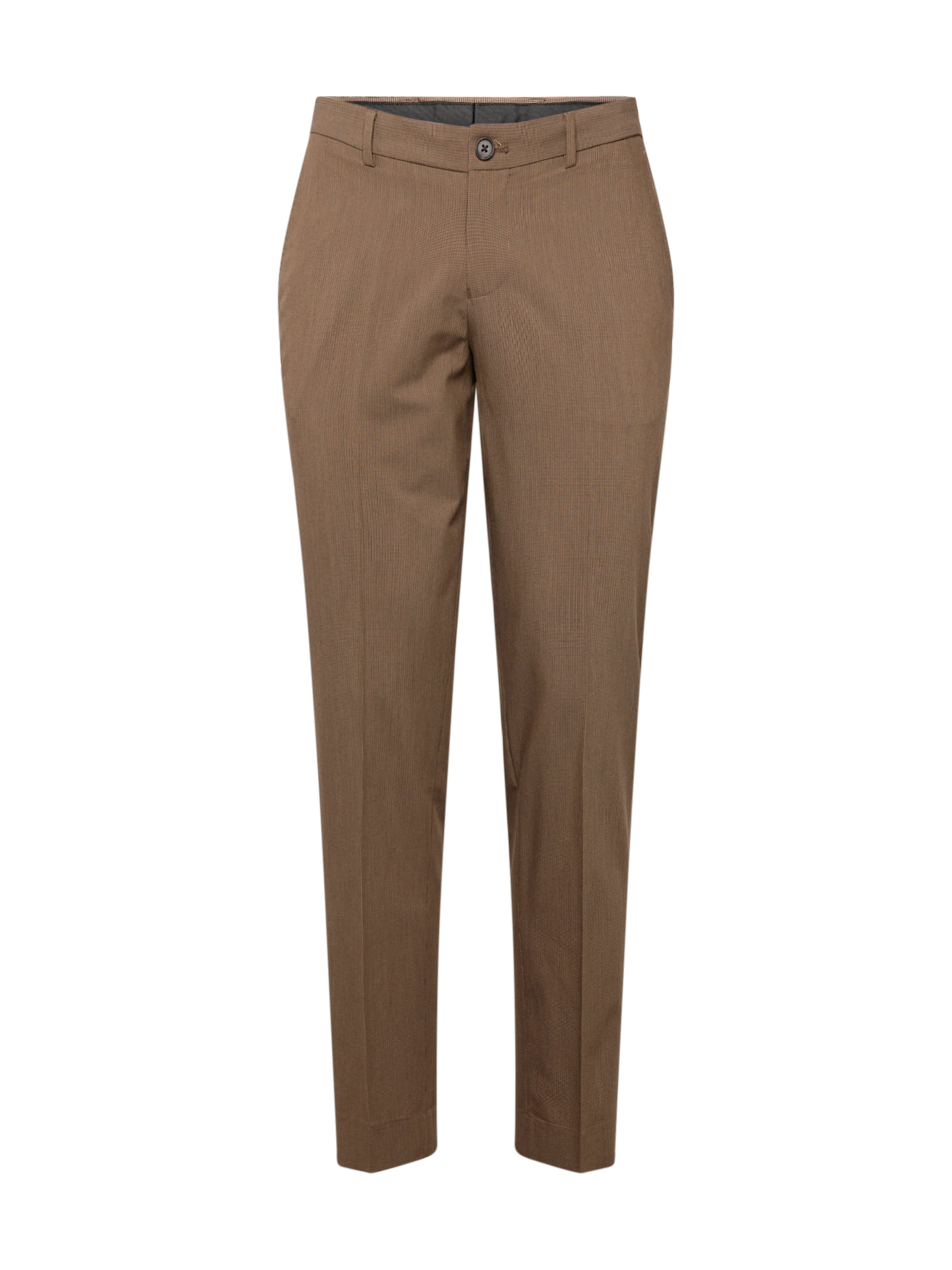 JACK & JONES Slim fit Pleated Pants 'JPRBUSHWICK HARRY' in Grey: front