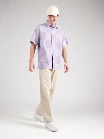 VANS Comfort fit Overhemd 'KESSLER' in Lila