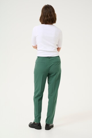 Kaffe Regular Pantalon 'Sakura' in Groen