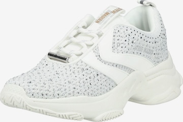 Baskets basses STEVE MADDEN en blanc : devant