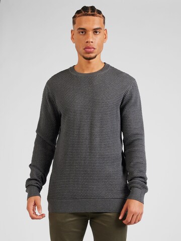 Pull-over 'VAGN' KnowledgeCotton Apparel en gris : devant