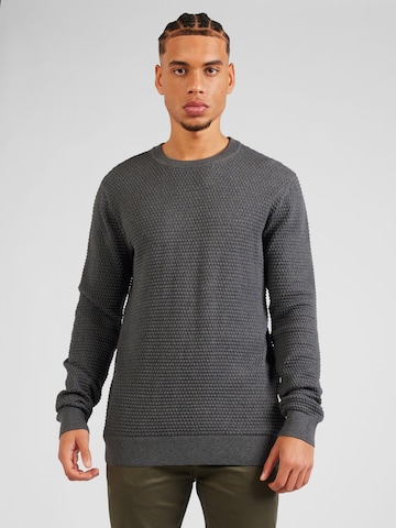 Pull-over 'VAGN' KnowledgeCotton Apparel en gris : devant