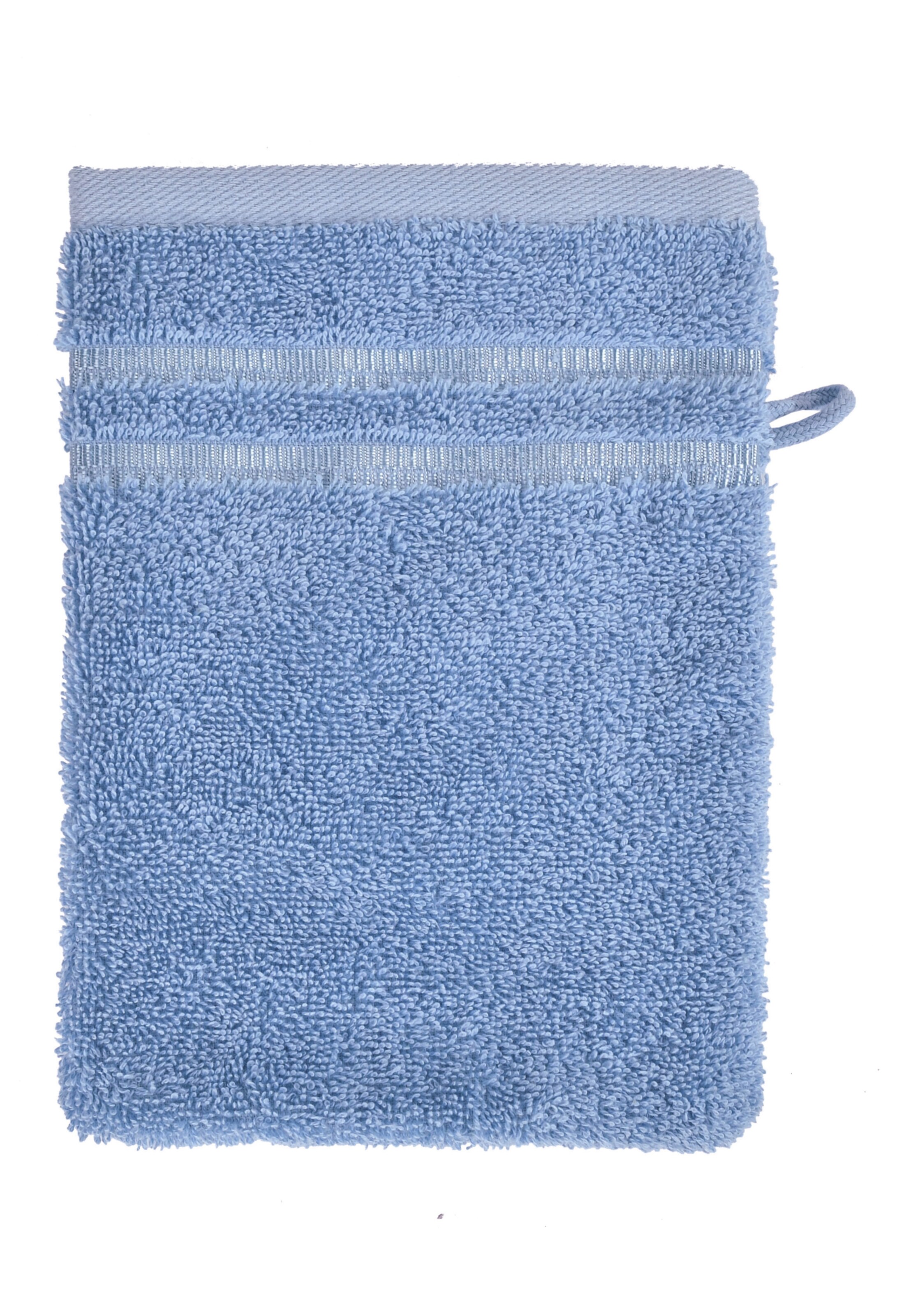 SCHIESSER Waschhandschuhe 'Milano' in Blau