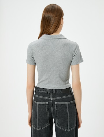 Koton Gebreid vest in Grijs