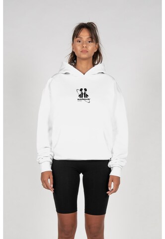 MJ Gonzales Sweatshirt in Weiß: Vorderseite