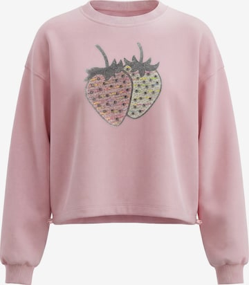 Sweat-shirt MYMO en rose : devant