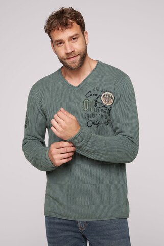 CAMP DAVID Pullover in Grün: Vorderseite