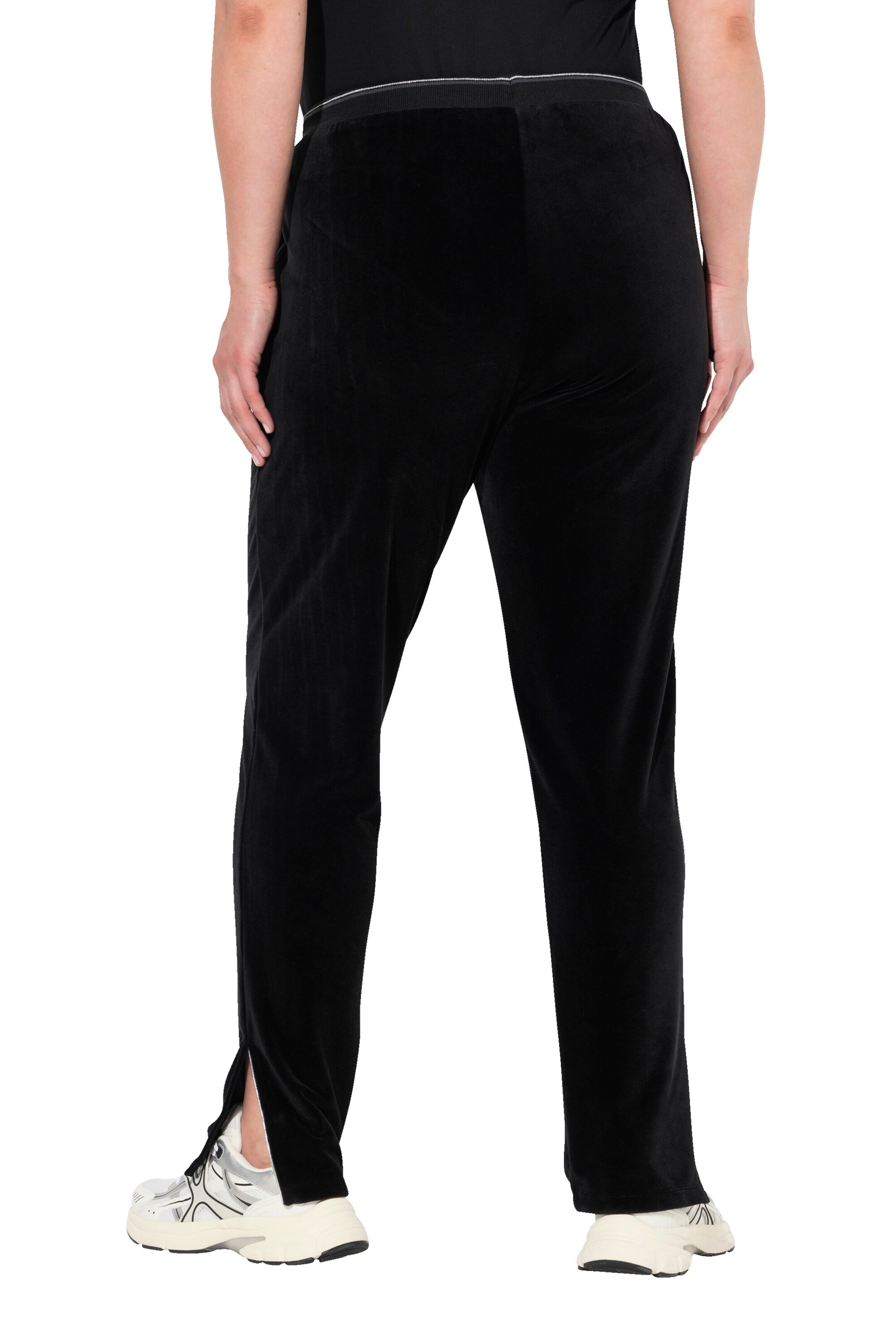 Ulla Popken Regular Hose in Schwarz