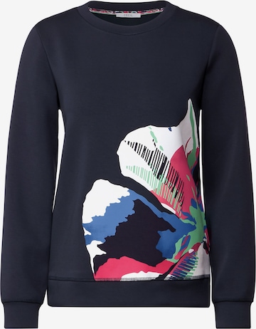 CECIL Sweatshirt in Blue: front