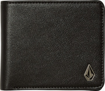 Volcom Wallet in Black: front