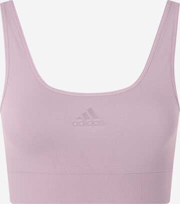 Reggiseno sportivo di ADIDAS SPORTSWEAR in lilla: frontale