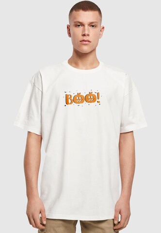 T-Shirt 'Halloween - Boo Pumpkin' Merchcode en blanc : devant