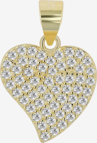 Akzent Anhänger 'Moana, 925 Sterlingsilber, langlebig' in Gold: Vorderseite