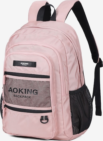 Aoking Rucksack in Pink: Vorderseite