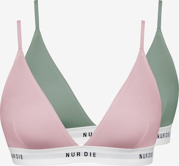 Nur Die Bra 'Sportiv' in Green: front