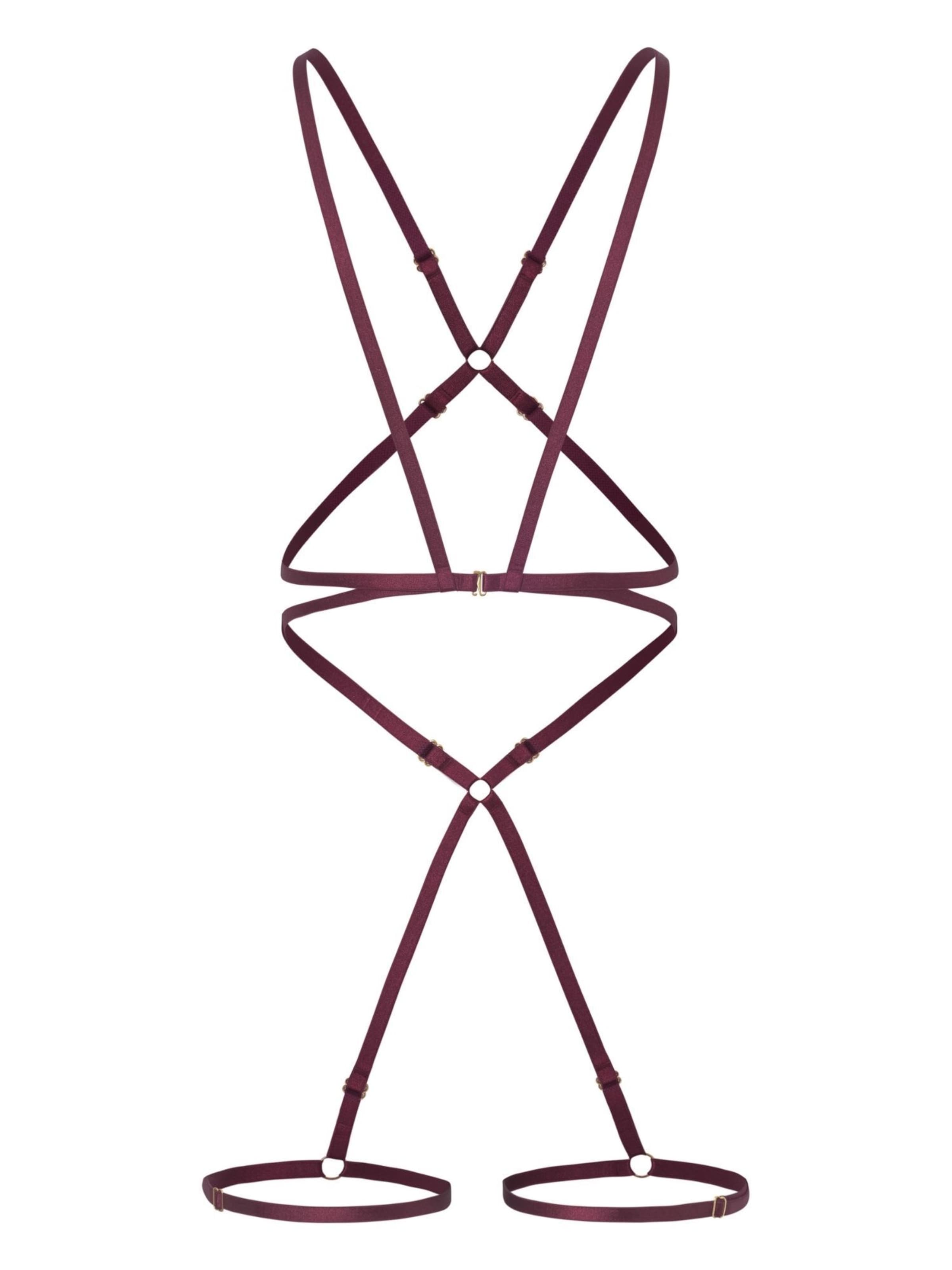 PROMEES Wäschebody 'batty'‌ in Rot: Vorderseite