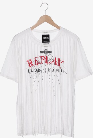 REPLAY T-Shirt M in Weiß: predná strana