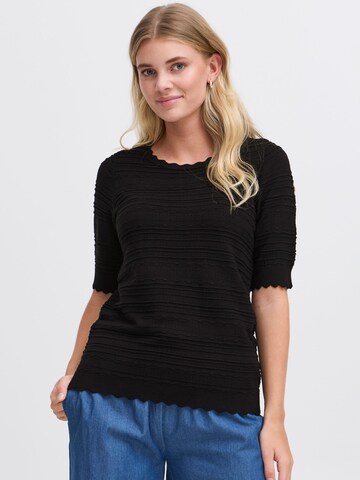Pull-over 'LORA' Fransa en noir : devant
