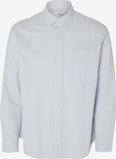 SELECTED HOMME Button Up Shirt 'REIL' in Light blue / White, Item view