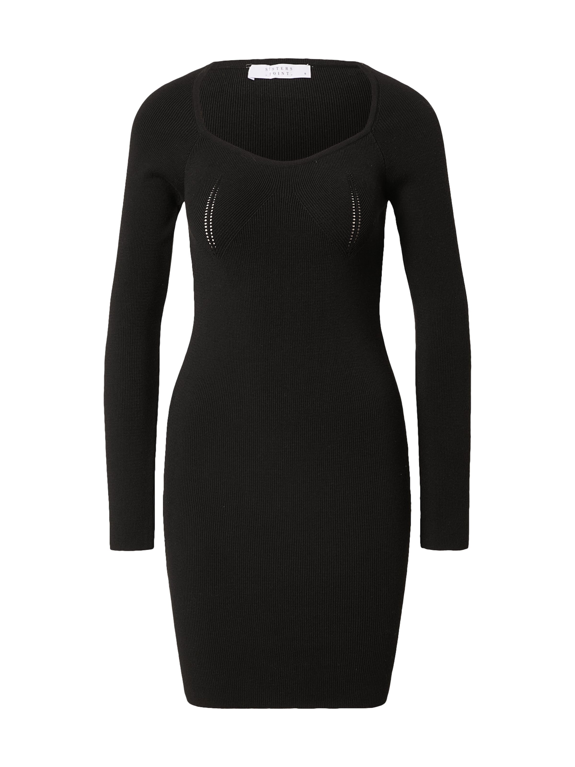 SISTERS POINT Šaty 'MALLE' - Čierna: predná strana