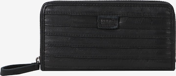 FREDsBRUDER Wallet in Black: front