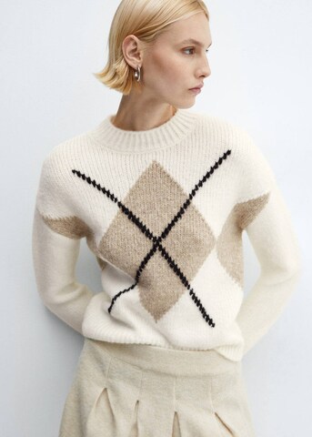 Pull-over 'Xivata' MANGO en beige