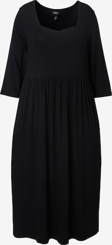 Ulla Popken Kleid in Schwarz: Vorderseite