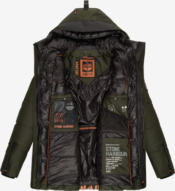 STONE HARBOUR Winter Jacket 'Mitjaa' in Green