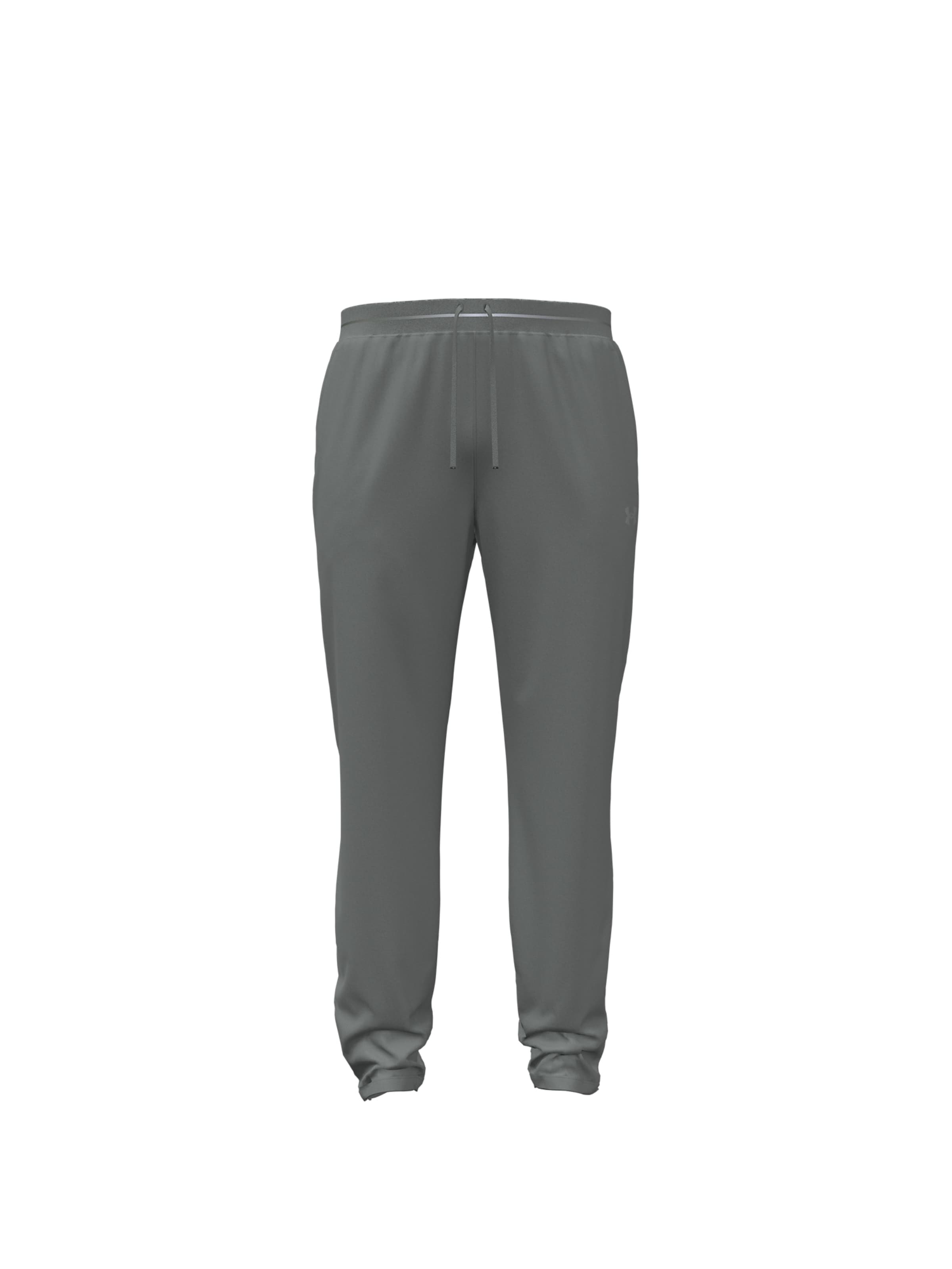 UNDER ARMOUR Tapered Sportbroek 'Velociti' in Grijs: voorkant