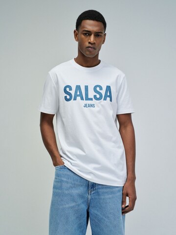 Salsa Jeans Shirt in Wit: voorkant