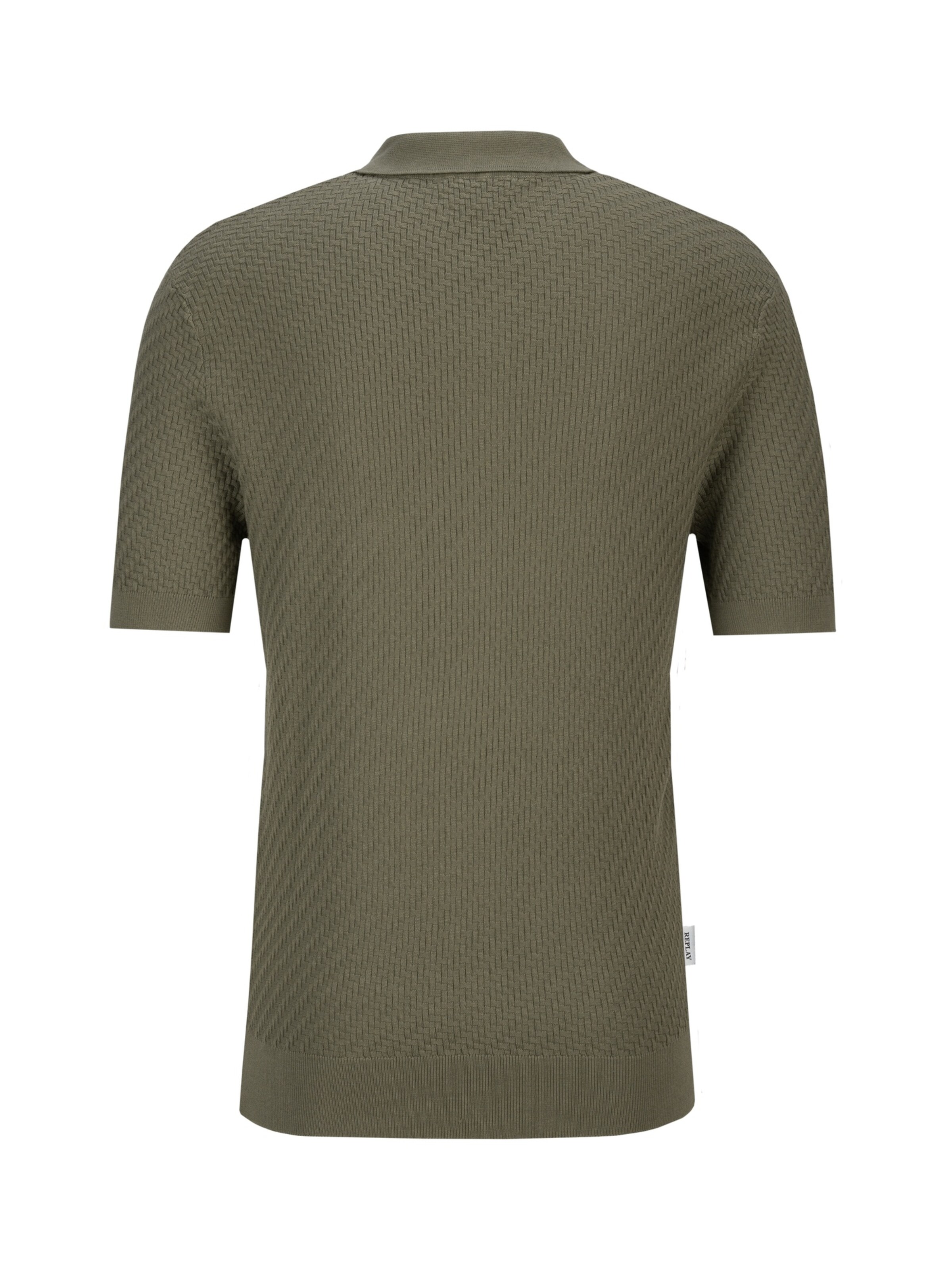 REPLAY Poloshirt in Grün