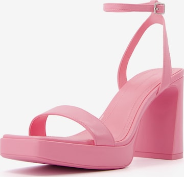 Bershka Sandal i rosa: framsida