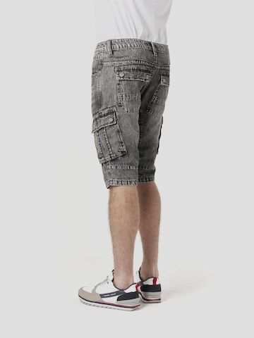 juoda KOROSHI Standartinis Darbinio stiliaus džinsai