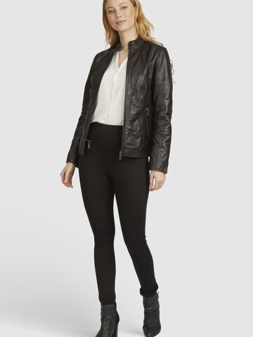bugatti Lederjacke BULady-109 in Schwarz